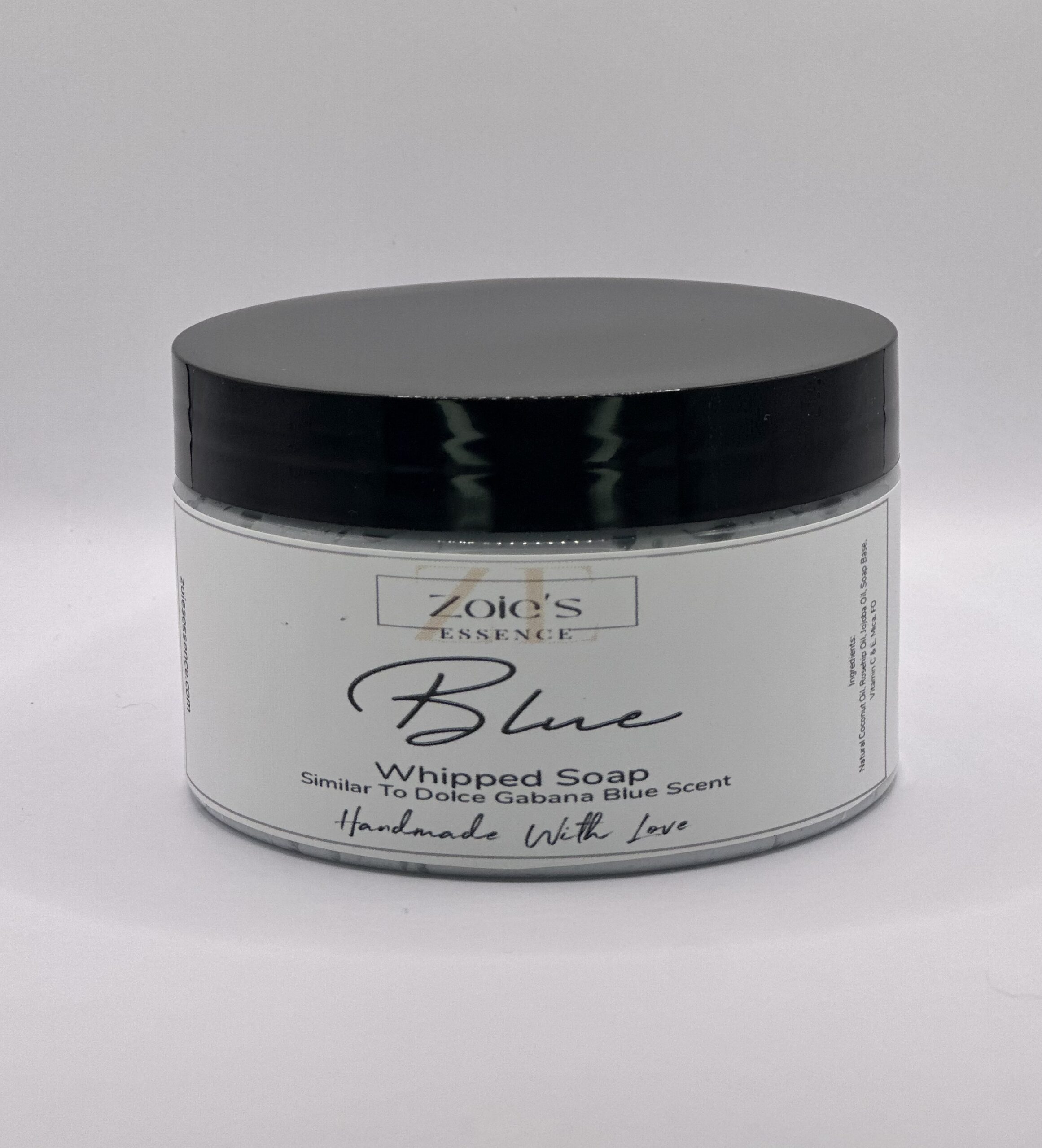 Mens Blue Whipped Soap – Zoie's Essence